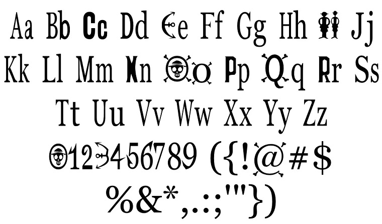 One piece font download