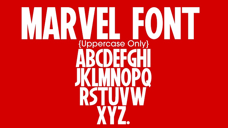 downlod marvel font