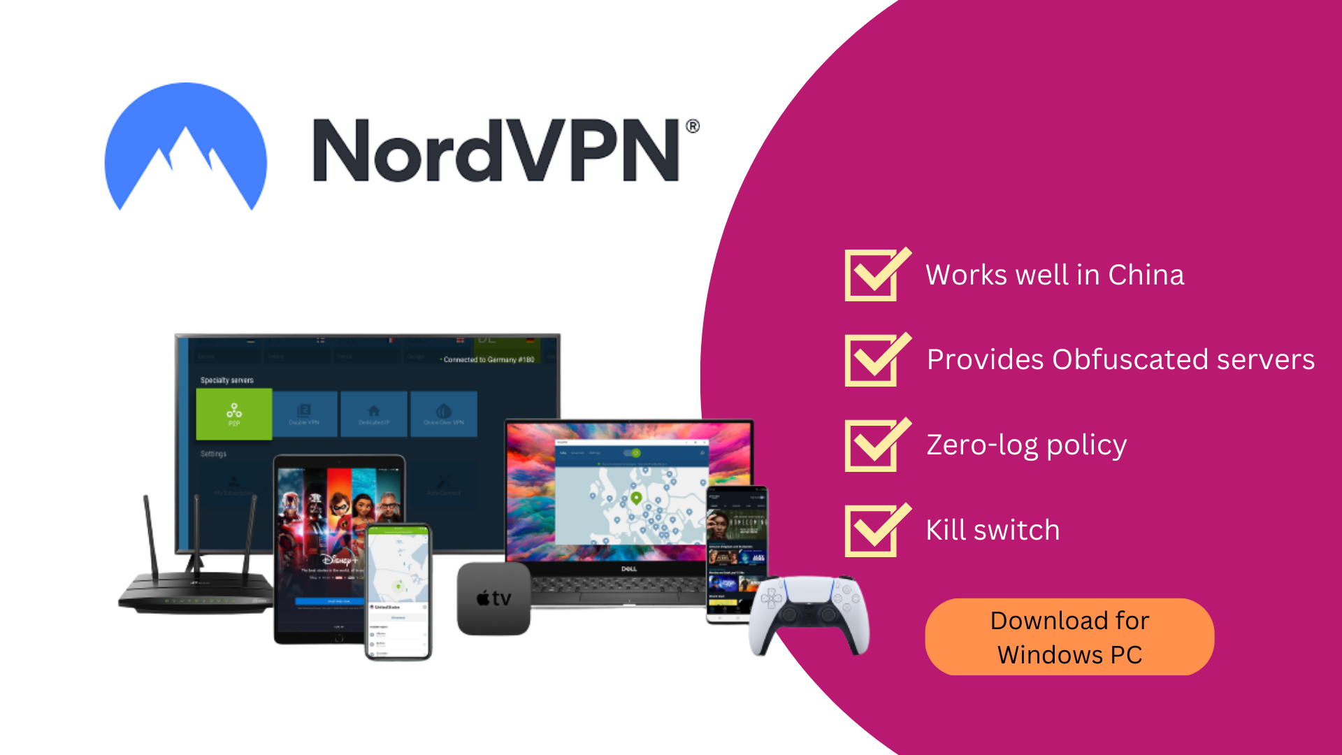 Best VPN for China: 37 Tested - Only 3 Work Well! (April 2024)