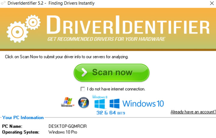Driver Identifier 5.2 Review- Free Driver Updater Program Windows 10