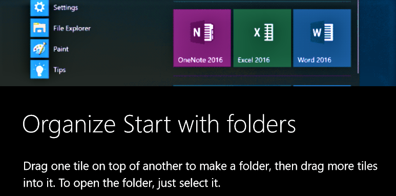 should i upgrade to windows 10 - organize start with folders