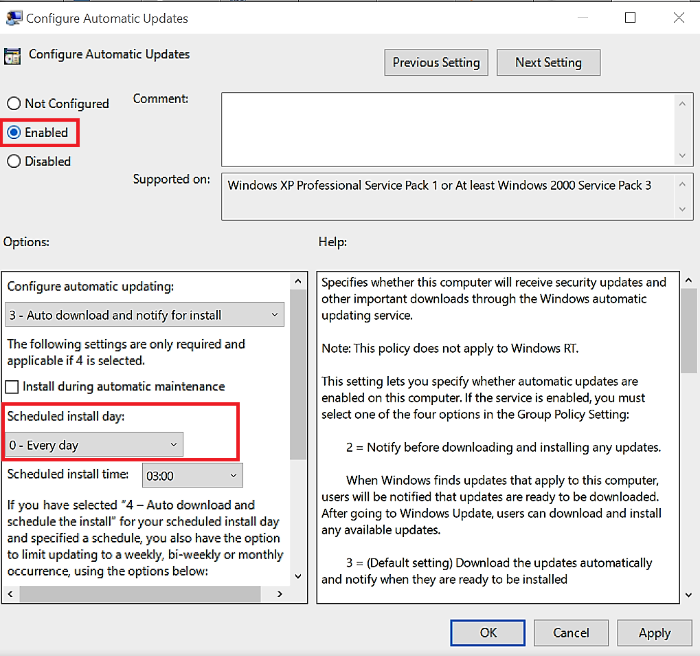 How to stop automatic updates using the Local Group Policy Editor - pedit.msc windows 10