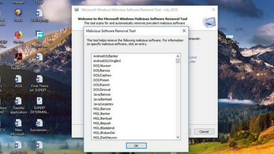Malicious Software Removal Tool