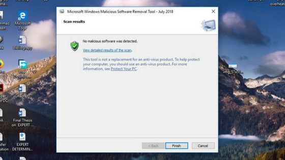 Malicious Software Removal tool