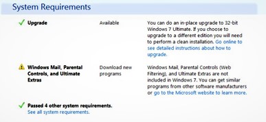 Download the Windows 7 Update Advisor