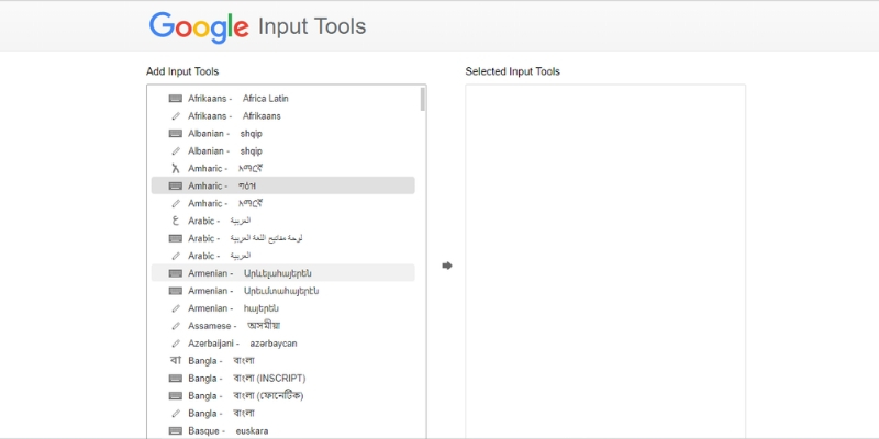 Google Input Tools 1