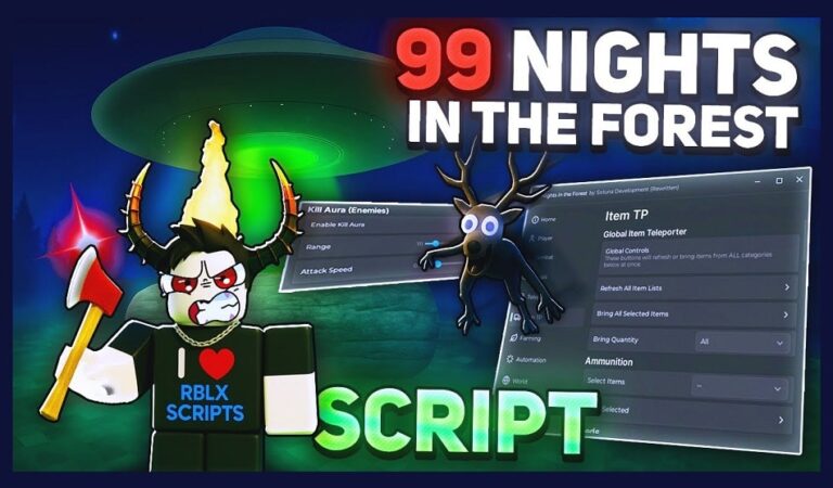 99 Nights in the Forest Script