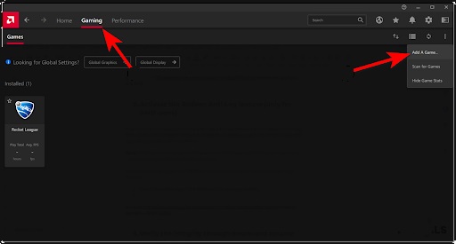 Activate the Radeon Anti-Lag feature