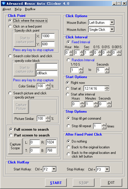 Advanced Mouse Auto Clicker 4.2.1