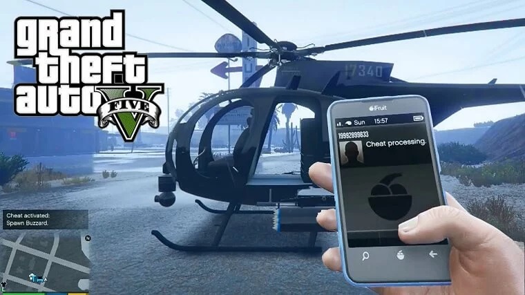 All GTA 5 Helicopter Cheats Codes and Buzzard