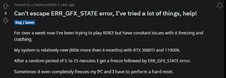 Changing DirectX 12 Settings to Fix Red Dead Redemption 2 ERR_GFX_STATE Error