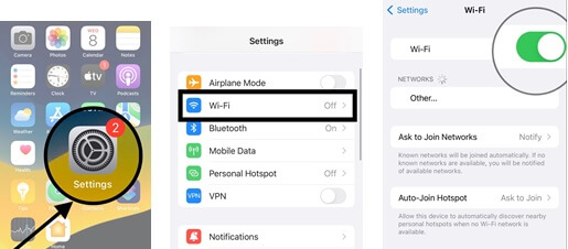 Check you internet connection if WhatsApp not Working on iPhone