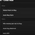Chilli Hub SAB Script Steal A Brainrot [NO KEY]