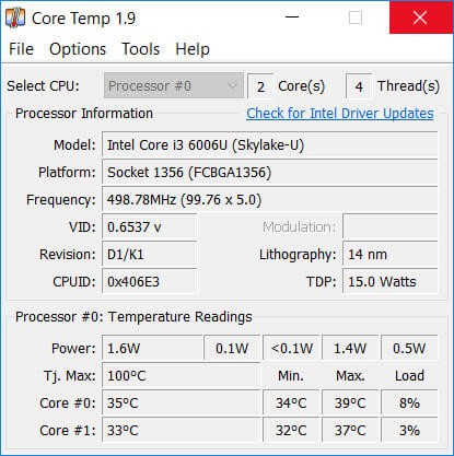 Best CPU temp monitor software for Windows