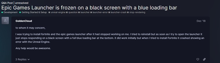 Disable Full-Screen Optimization to resolve epic games launcher black screen issue