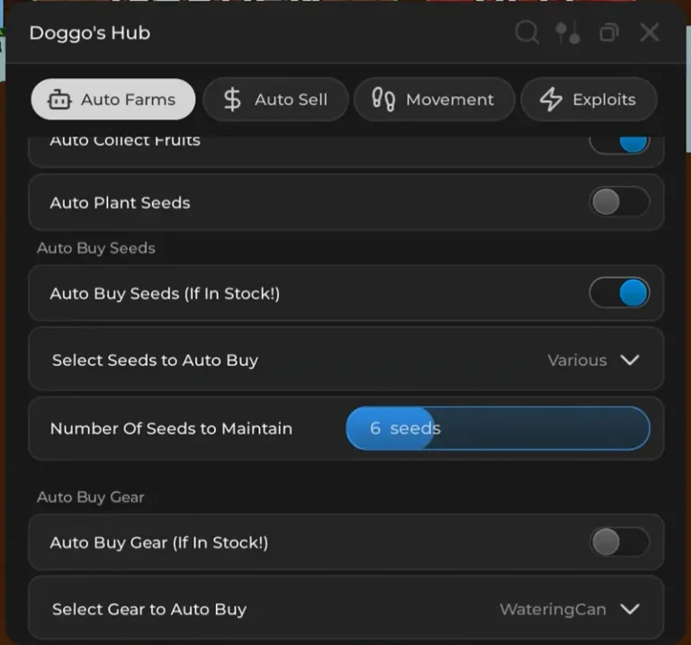 Doggo's Hub Grow a Garden Script Keyless