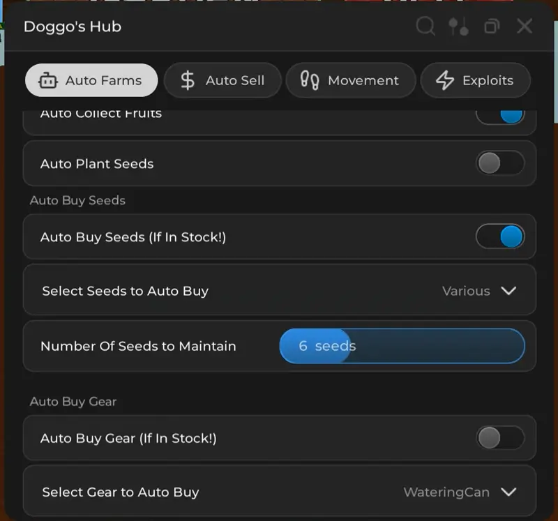 Doggo’s Hub Grow a Garden Script Keyless – Auto Collect, Auto Sell