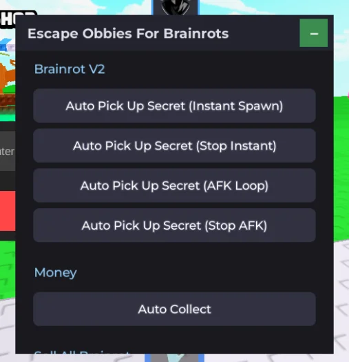 Escape Obbies For Brainrots Script [Working]