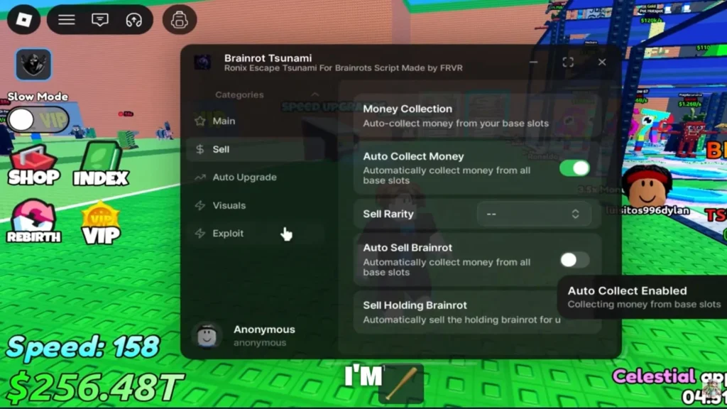 Escape Tsunami For Brainrots Script