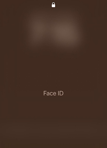 Face ID for opening lock.