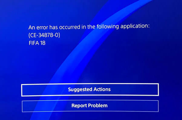 Fix PS4 Error Code CE-34878-0