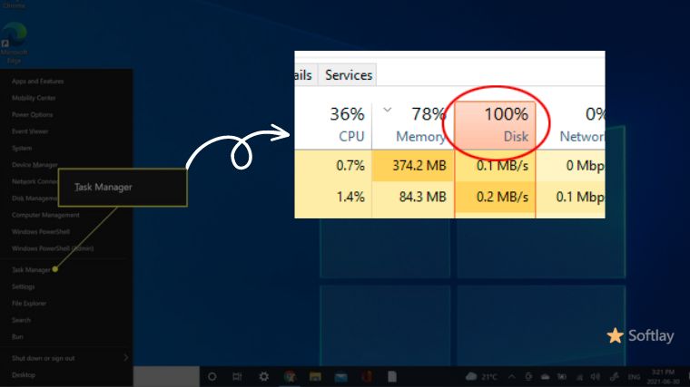 Fixed Windows 10 100% disk Usage in Task Manager