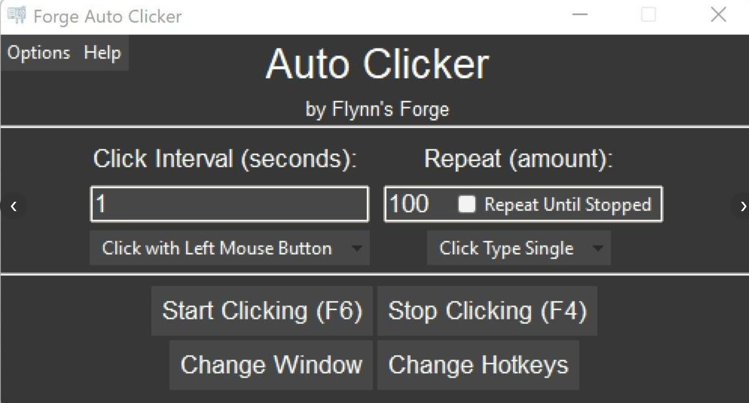 Forge Auto Clicker for Minecraft