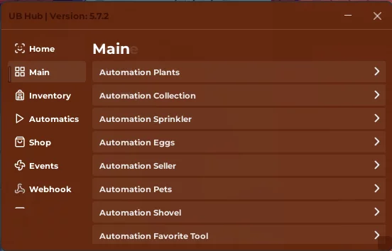 Grow a Garden UB Hub Script No Key - Auto Plant, Pet Mutation