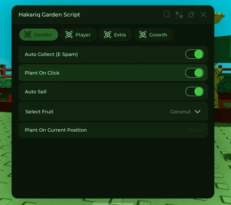 Hakariq Grow a Garden Script [No Key] - Auto Farm, Auto Sell