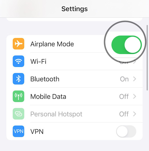 Hide online status by enabling airplane mode.