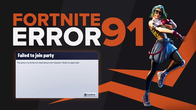 How To Fix Fortnite Error code 91 "Unable to Join Party"| PC, PS5/4, Xbox One, And Xbox Series X/S