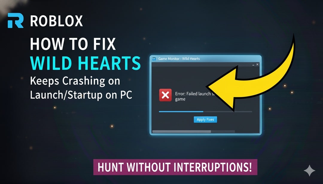 How to fix wild heart keeps crashing on launch min