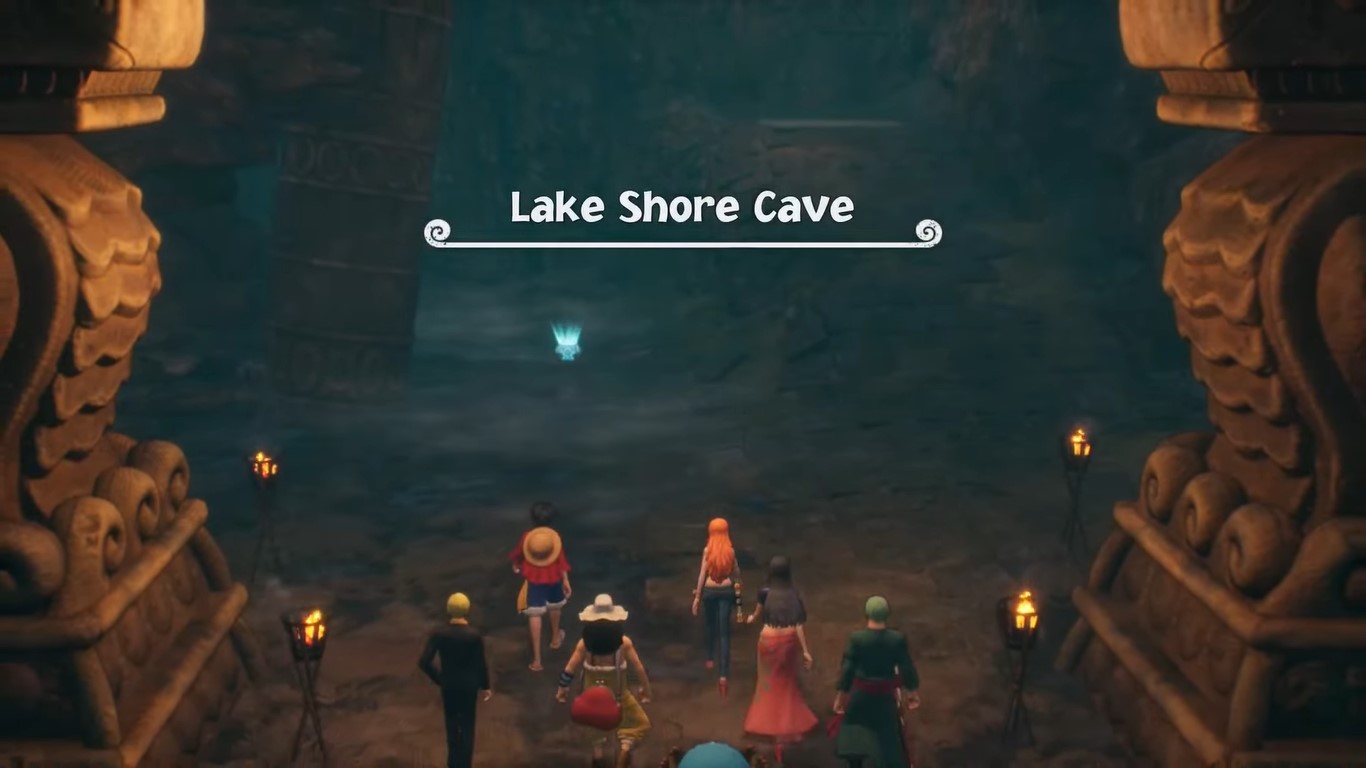 How to get to Lake Shore Cave in One Piece Odyssey