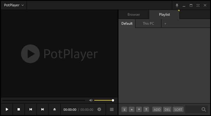 How to import export setting in potplayer