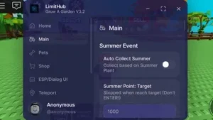 limit hub script interface