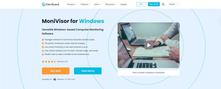 MoniVisor: Best Keylogger Software for Windows