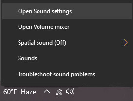 Warzone Open Sound Settings