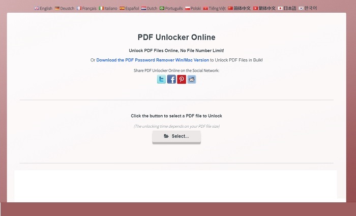 Free PDF Unlocker Online Tool - Unlock and decrypt secured PDFs