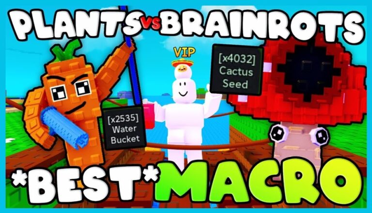 Plants vs Brainrots Macro