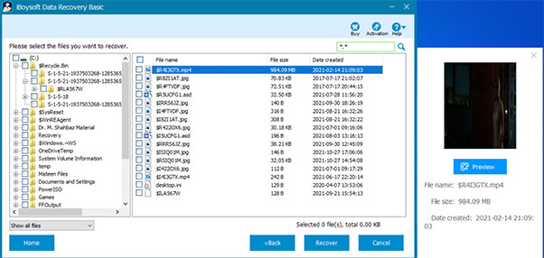 How to recover data from the hard disk after deleting the partition