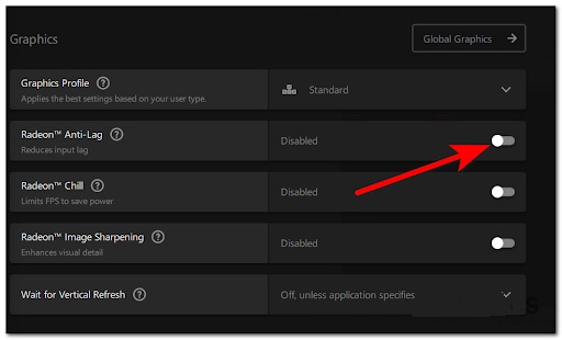 Radeon Anti-Lag Fixes Game Crashing