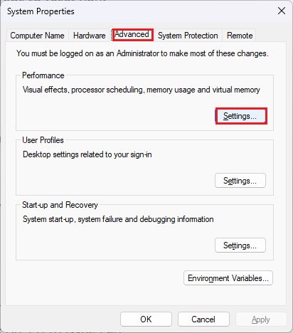 Reset Virtual Memory to resolve Windows 10 100% disk Usage in Task Manager