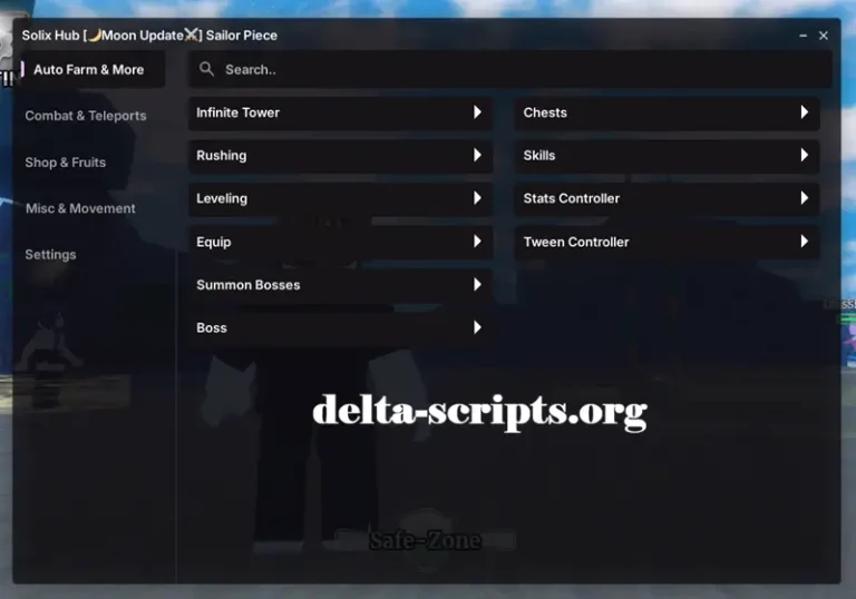 Sailor Piece Script Solix Hub [No Key] - Auto Summon Bosses