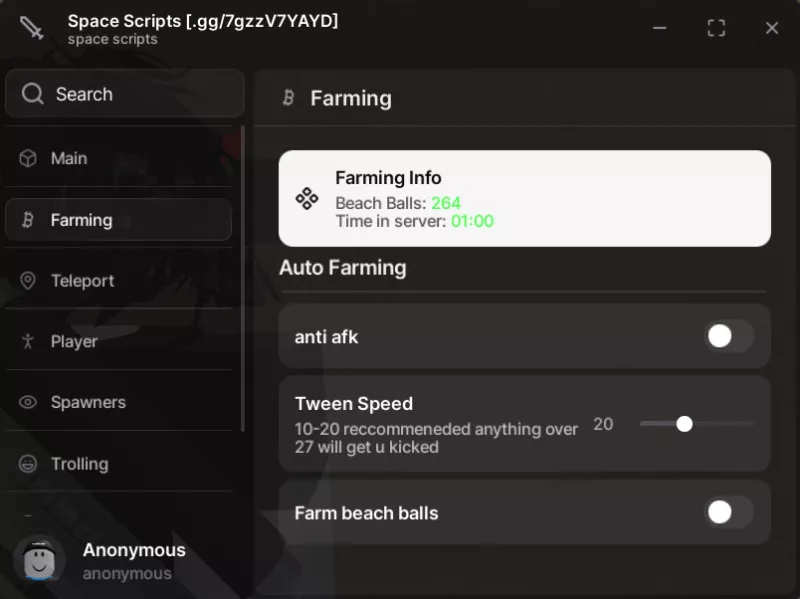 MM2 Space Script | Murder Mystery 2 Auto Farm