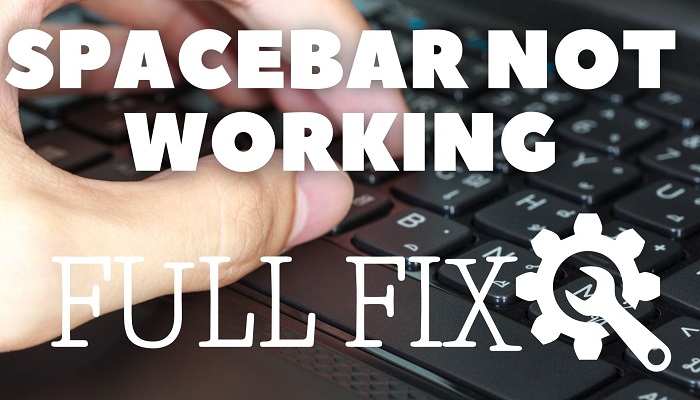 Spacebar Not Working on Windows 10 (Workable Solution)