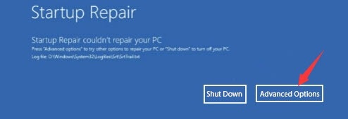 Start Safe Mode by turning off your PC 3 times
