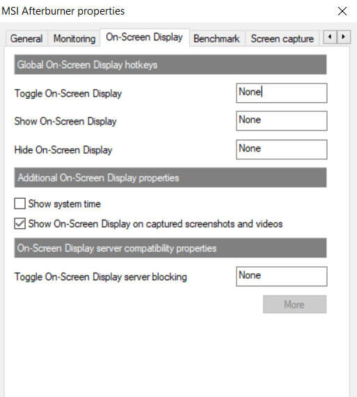 Enable Global On-Screen Display hotkeys