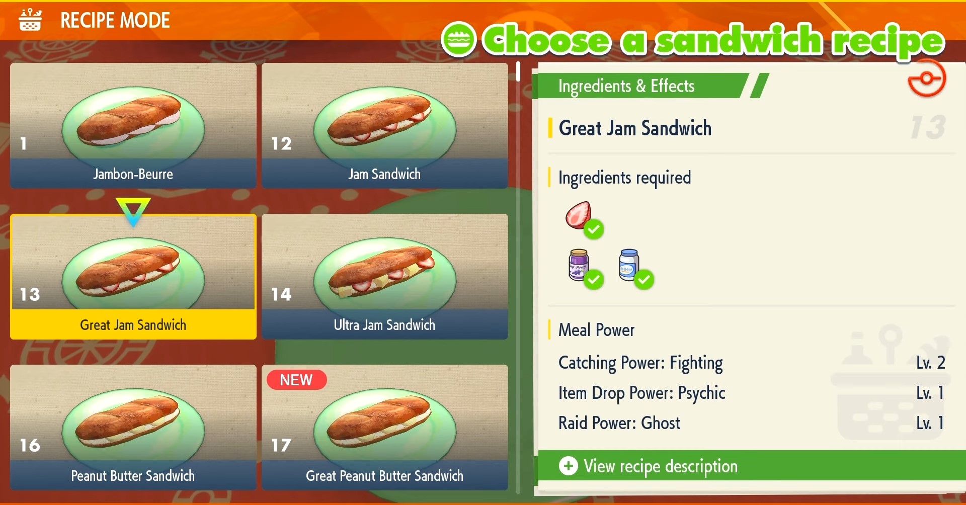 Anubis on X: By the way, here is a table of all the Sandwich ingredients and their modifiers for the Sandwich Powers! Hope this helps you all find good recipes. /