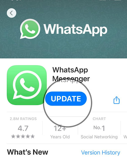 Update WhatsApp