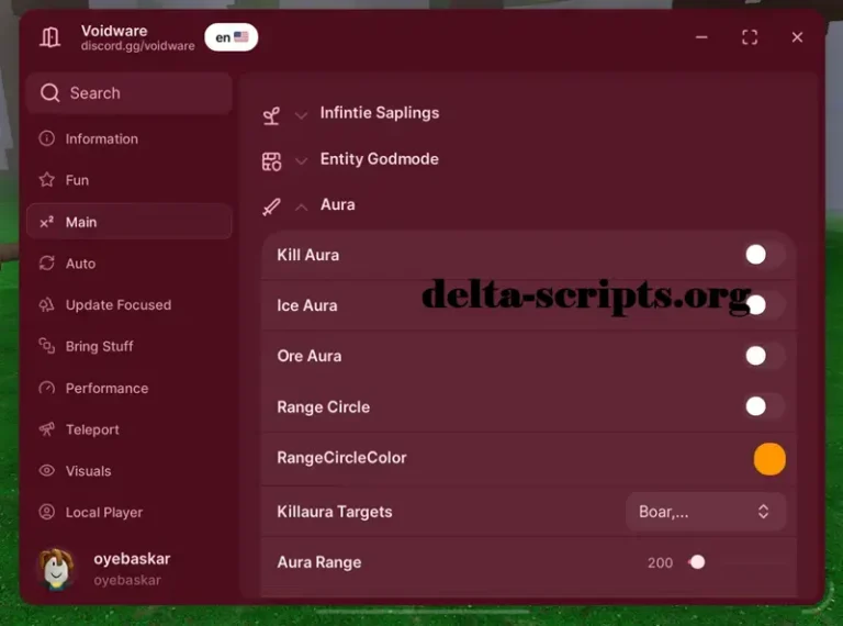 Voidware Script 99 Nights [No Key] - Automation, Bring Stuff